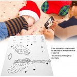 Säuglingsfoto Meilenstein Hintergrund sichere Bunte Muster Baby Fotografie Lieferungen einfache100cm*120cm Wing