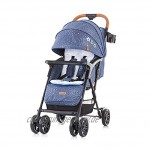 Chipolino 2 in 1 Kinderwagen April bis 22 kg klappbar Vorderräder gefedert Farbe:blau