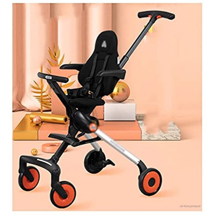 jiji Kinderwagen Kinderwagen sitzen und lienen Baby Babykreuzung spazieren Sie das Baby und drehen Sie den Sitz mit Einer Hand und Falten Sie es mit Einer Hand Buggy