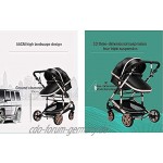 LLLZM 3 in 1 Kinderwagen Kombikinderwagen mit Einkaufskorb und Mehreren Sitzpositionen nutzbar ab Geburt bis ca. 4 Jahre 0-22 kg