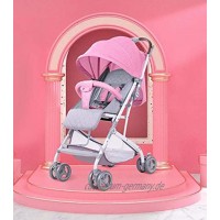 G.Z Luxus-Kinderwagen Aluminiumlegierung Ultra-lightweilight und einfacher Babypartikel kann Babykutsche für Kinder sitzen und zurückziehen Babywagen mit vorderen Stoßdämpfer angelegt
