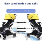 sympuk Universalverbinder für Zwillingskinderwagen Drillinge und Vierlinge Babywagen Kinderwagen Gelenke Set Compatible