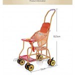 HTL Kinderwagen-Leichter Und Einfacher Bambus- Und Rattan-Kinderwagen