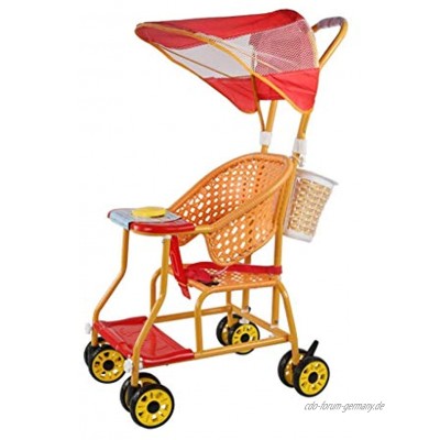 HTL Kinderwagen-Leichter Und Einfacher Bambus- Und Rattan-Kinderwagen