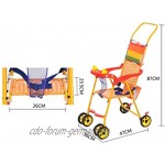 kiter Kinderwagen Kinderwagen leichte einfache Bambus und Rattan faltender Kinderwagen Kinderwagen Color : A