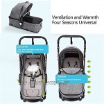 XYSQ Baby-Reise-System 3 In 1 Baby-Kinderwagen Neugeborenen Kinderwagen Baby-Kinderwagen Hohe Landschaft Baby-Kinderwagen-Kinderwagen für 0-36 Monate Baby-Trolley Color : Brown