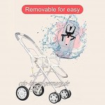 TANKKWEQ. Kinderwagen Kompakter Kinderwagen EIN-Hand-faltender Zwei-Wege-Kinderwagen mit vielen Zubehör Pedal Rückenlehne einstellbar
