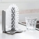 BOLORAMO Glasreinigungsbürste Glasreiniger Küchenspülenbürste PP und PVC Abnehmbares Weiches Langlebig zum Tassenwaschen