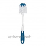OXO TOT Bottle Brush with Nipple Cleaner and Stand Navy