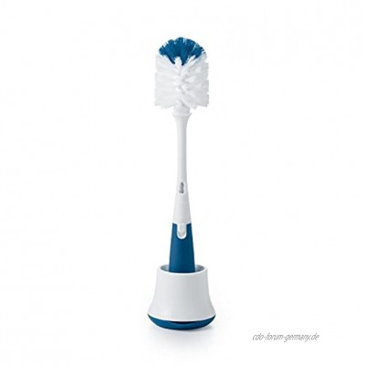 OXO TOT Bottle Brush with Nipple Cleaner and Stand Navy