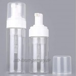 PiniceCore 4 Stück nachfüllbare Flaschen Schaum Wiederverwendbare 50 ml Plastikflasche Behälter Spender für Body Lotion Duschgel Cleanser Shampoo