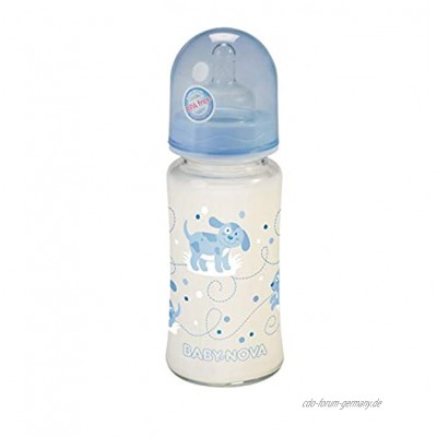 BabyNova Weithals Glas Flasche 240ml