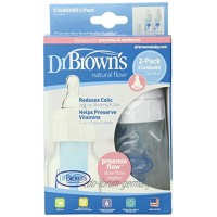Dr. Brown's Natural Flow Feeding Bottle Polypropylene 2-ounce 2 Pack by Dr. Brown's English Manual