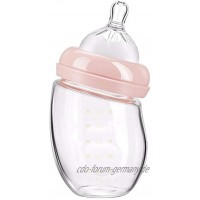 ZXAOYUAN Erste Wahl für Glasbabyflaschen Neugeborene Flaschen Babyflaschen Schnuller BPA-frei 150ml