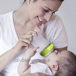 Comotomo Natural Feel Baby Silikon-Trinkflasche grün 150ml