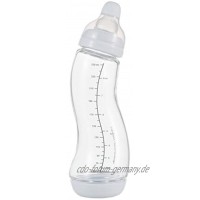 Difrax 250ml Gläserne S-Baby Flasche 120-736B02 weiß