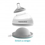 nanobébé Muttermilch-Flasche 3er Pack türkis