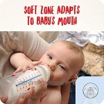 NUK Disney First Choice+ Babyflasche | 6-18 Monate | Temperaturkontrolle | Anti-Colic Vent | 300ml | BPA-frei | Silikonsauger | Mickey Mouse grau | 1 Stück