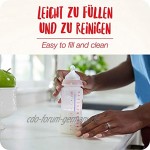 NUK First Choice+ Babyflaschen Starter Set | 0–6 Monate | 4 Flaschen mit Temperature Control Anzeige & Flaschenbox | Anti-KoliK-Ventil | BPA-frei | Disney Winnie Puuh | 5 Stück