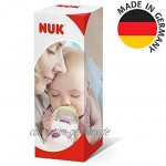 NUK First Choice+ Flexi Cup Trinklernflasche | ab 12 Monaten | auslaufsicher mit Trinkhalm | Clip und Schutzkappe | BPA-frei | 300 ml | lila mit Musikmotiven