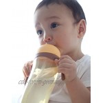 Pigeon Tall Baby Training Drinking Cup Straw Bottle BPA Free for 9 Months+ Yellow japan import